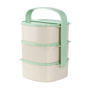 Plastový obedár, 3x 1, 2 l, mix farieb vyobraziť