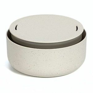 Plastia Microgreens, slonová kosť s kávovou usadeninou vyobraziť