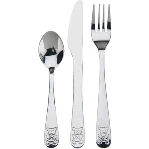 Detský príbor Zvieratká, ružová, 3 ks vyobraziť