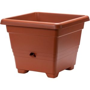 Samozavlažovací kvetináč BERGAMOT, terakota, Plastia, 50 x 50 cm, 50 x 50 cm vyobraziť