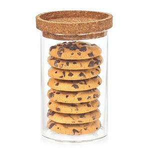 4Home Sklenená dóza na potraviny s vekom Cork, 850 ml, 850 ml vyobraziť