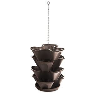 Kaskáda závesná 4-dielna hnedá, 43 cm vyobraziť