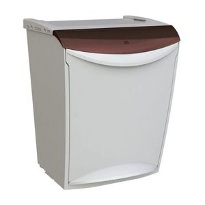 Denox Ekosystem odpadkový kôš na triedený odpad 25 l, hnedý - bioodpad vyobraziť