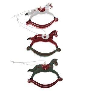 Sada závesných dekorácií Hojdacie koníky 3 ks, 7 x 6 cm vyobraziť