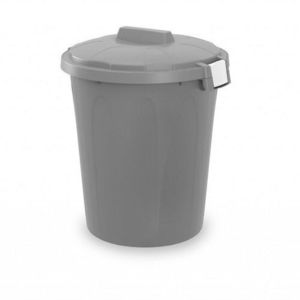 Odpadkový kôš Dustbin, 50 l, sivá, 50 l vyobraziť