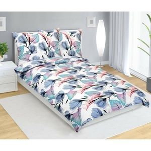 Bellatex Bavlnené obliečky Lúka modrá, 140 x 200 cm, 70 x 90 cm vyobraziť