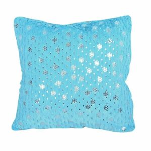 Forbyt Obliečka na vankúšik Vločky tyrkysová, 40 x 40 cm vyobraziť