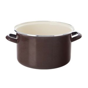 Orion Smaltovaný hrniec s lemom Brown, 6, 5 l, 6, 5 l vyobraziť