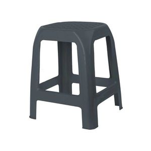 Plastová stolička DESIGN antracit, 41 x 35 x 46 cm vyobraziť