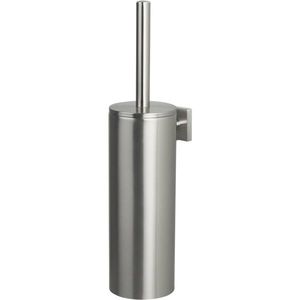 Spirella Nástenná WC kefa s nádobou Nyo 9, 5 x 12, 5 x 40 cm, brúsená nehrdz. oceľ vyobraziť