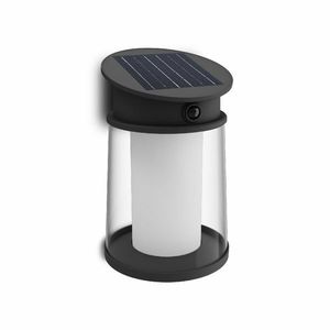Philips Juda UltraEfficient solárne LED svietidlo so senzorom čierna, 3, 2 W, 500 lm, 2700 K vyobraziť