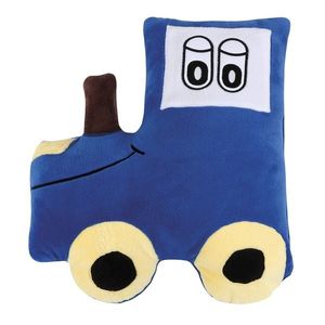 Bellatex Tvarovaný vankúšik Traktor modrá, 45 x 30 cm vyobraziť