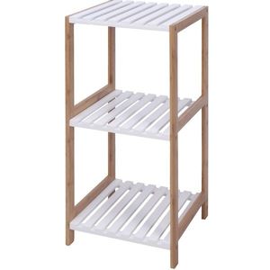 Kúpeľňový regál Bamboo, 3 police vyobraziť