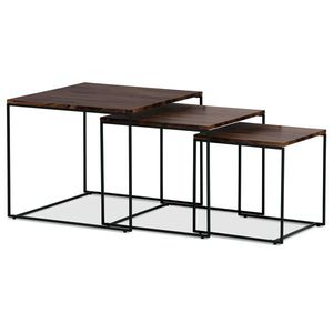 Sada konferenčných stolov v dekore orech 3 ks vyobraziť