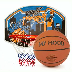 My Hood 304002 set basketbalového koša s doskou a lopty, 2 ks vyobraziť