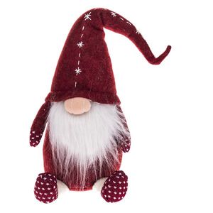 Textilný vianočný škriatok - chlapec, 40 cm vyobraziť