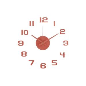 Karlsson 6001RD dizajnové samolepiace hodiny červená, pr. 40 cm vyobraziť