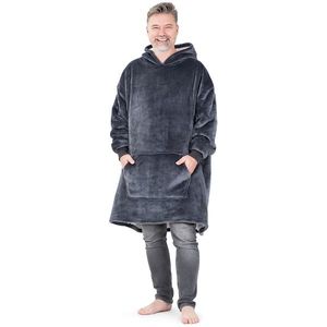 4Home Baránková mikina mikroplyš Antracit, uni L - pánske vyobraziť