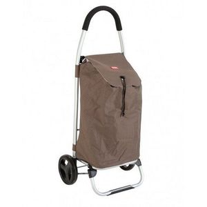 Aldotrade nákupná taška na kolieskach Praga, hnedá vyobraziť