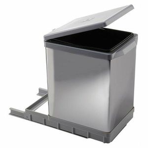 Elletipi Vstavaný odpadkový kôš TOWER - výsuvný s automatickým vekom, 17 l vyobraziť