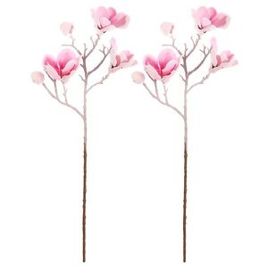 Set umelé rezané Magnólie, 2 ks, ružová so zasnežením, 65 cm vyobraziť