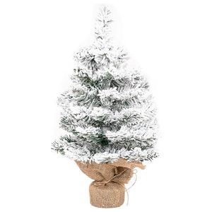 Zasnežený stromček v jute Tiga, 50 cm, 50 cm vyobraziť