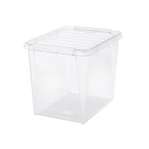 SmartStore Úložný box s bielymi klipmi Classic, 52 l, 52 l vyobraziť