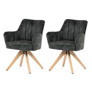 Sada jedálenských stoličiek HC-D7188 GRN4, 2 ks vyobraziť