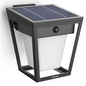Philips Nissa UltraEfficient solárne nástenné LED svietidlo so senzorom čierna, 1, 8 W, 250/25 lm, 3000 K vyobraziť