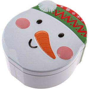 Vianočná plechová dóza Snehuliak 1, 4 l vyobraziť