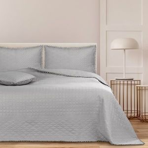 Restilo Prehoz na posteľ Meadore strieborná, 220 x 240 cm vyobraziť