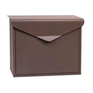 Richter Poštová oceľová schránka BK.57.H, hnedá vyobraziť