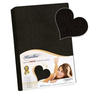 Bellatex Froté plachta čierna, 160 x 200 cm, 160 x 200 cm vyobraziť