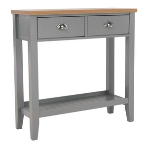 Kondela Jerevan sivý / svetlý orech konzolový stolík vyobraziť