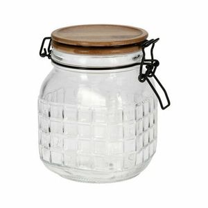 EH Sklenená dóza s bambusovým viečkom, 1, 1 l vyobraziť