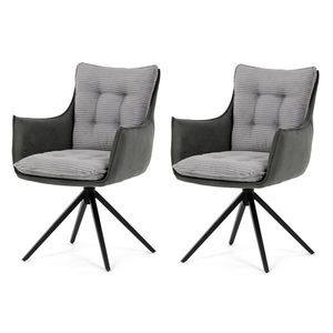 Sada jedálenských stoličiek s vratným mechanizmomDCH-D1345 GREY2, 2 ks vyobraziť