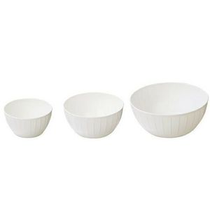 TESCOMA Misy plastové DELÍCIA, sada 3 ks, biela vyobraziť