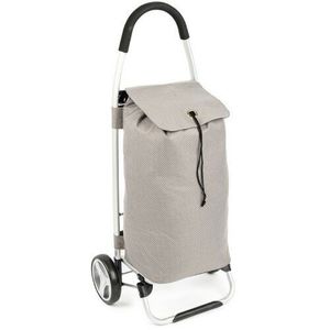 Nákupná taška na kolieskach Praga, sivá vyobraziť