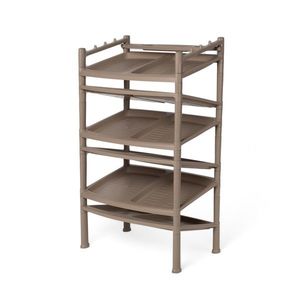 Botník 6 poschodí Brown 52 x 34 x 91 cm vyobraziť