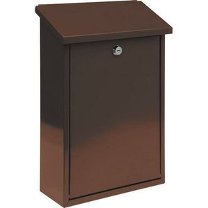 Poštová schránka hnedá, 40 x 25 x 10 cm vyobraziť