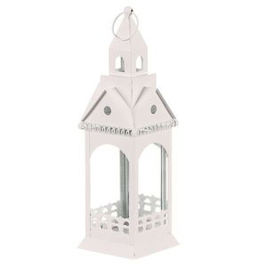 Lampáš kovový Kostolná veža, biela, 30 cm vyobraziť