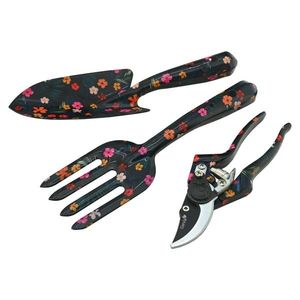 Garvia Sada záhradného náradia 3 ks Dark Flowers vyobraziť