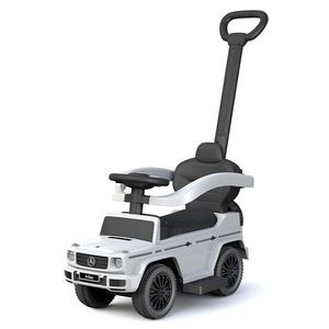 Baby Mix Detské odrážadlo s vodiacou tyčouMercedes Benz G-Class, biela vyobraziť