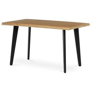 Jedálenský stôl 130 x 80 cm, divoký dub vyobraziť