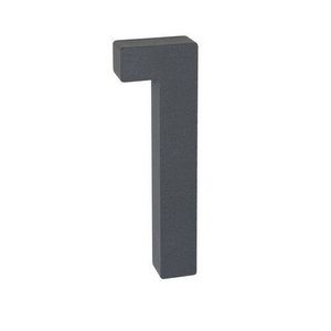 Hliníkové číslo 1 3D štruktúrovaný povrch RN.100LV.1.AL.AM.3D vyobraziť