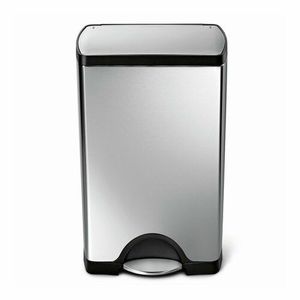 Simplehuman Obdĺžnikový pedálový kôš 38 l, oceľ vyobraziť