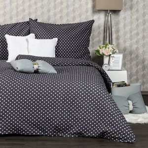 4Home Krepové obliečky Sivá bodka, 140 x 200 cm, 70 x 90 cm vyobraziť