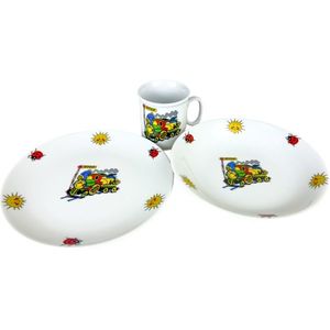 Thun 3-dielna detská jedálenská súprava Vláčik vyobraziť