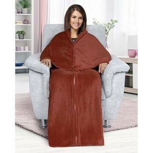 Bellatex Televízne vrece Korall hnedá, 150 x 180 cm vyobraziť