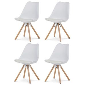 Súprava jedálenských stoličiek CT-762 WT, 4 ks vyobraziť